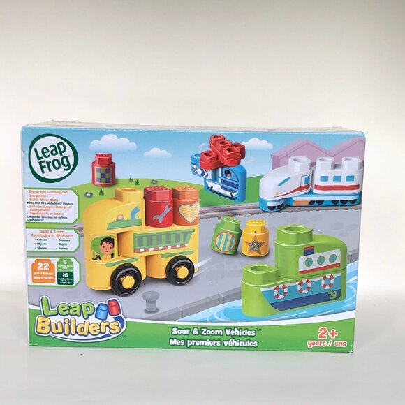 Leapfrog Leap Builders Blocks Soar and Zoom Vehicles For Age 2+ New in Box - Picture 13 of 16